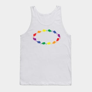 Rat Pride Rainbow Ring Tank Top